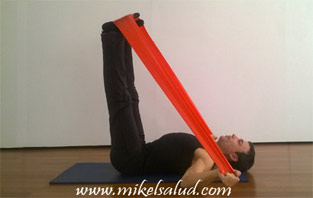 Ejercicios de Pilates con Mikel Aranguiz